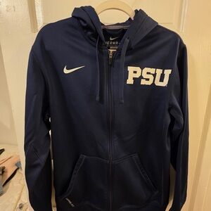 Nike Dark Blue PSU Zip-Up Hoodie